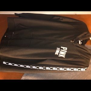 PINK VICTORIA SECRET HOODIE ZIP UP JACKET